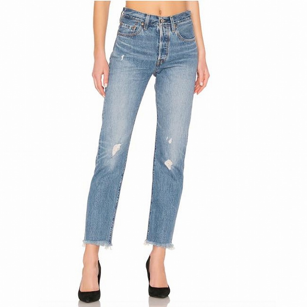 Levi's Women's Jeans Blue Size 31X30 501 Original Straight Button Fly